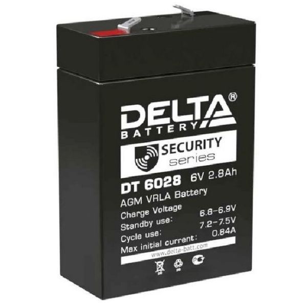 Аккумулятор для ИБП DELTA DT6028 2.8 А*ч