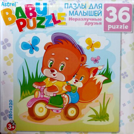 Пазл Astrel Games 6269 Мишка и Бельчонок 36