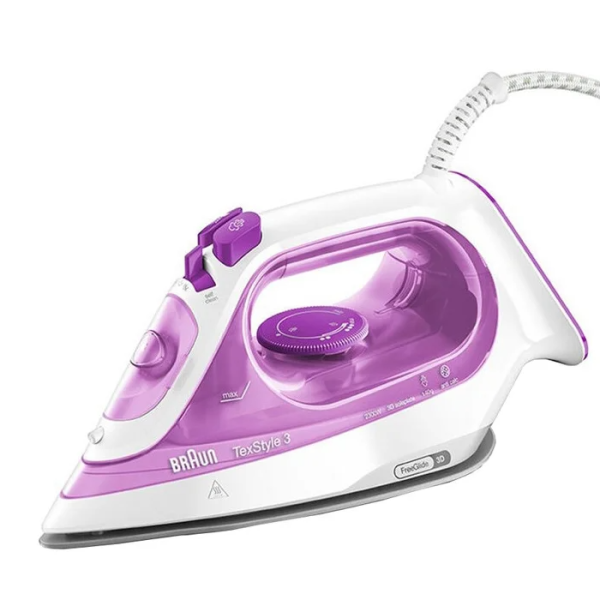 Утюг Braun SI 3030 PU 2300 Вт розовый/белый